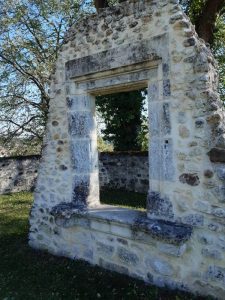 ruins of a house in Montendre Charente-Maritime