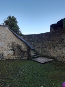 ruins of a tower in Montendre Charente-Maritime