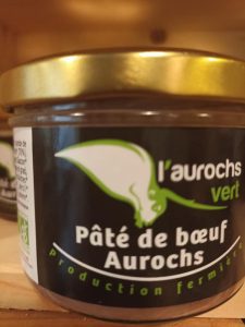 apéros à emporter: pâté de bœuf Aurochs